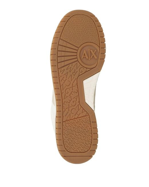 ARMANI EXCHANGE White Trainers for men