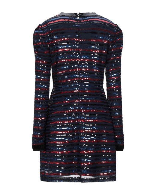 Philosophy Di Lorenzo Serafini Blue Mini Dress Polyester