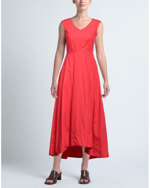 Closet Red Midi Dress
