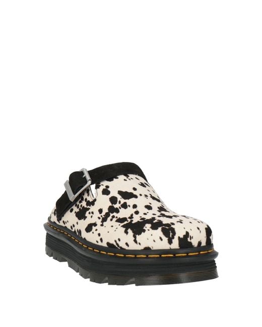 Dr. Martens Black Mules & Clogs Leather