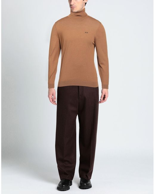 Sun 68 Brown Turtleneck for men