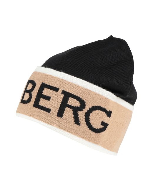 Iceberg Black Hat Virgin Wool for men