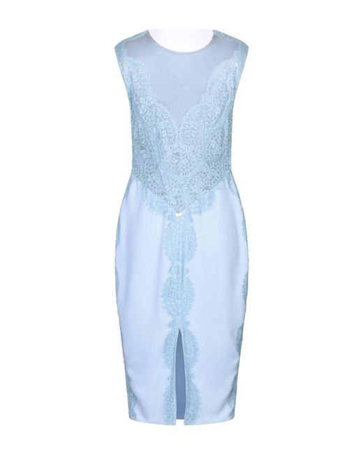 Rhea Costa Blue Midi Dress