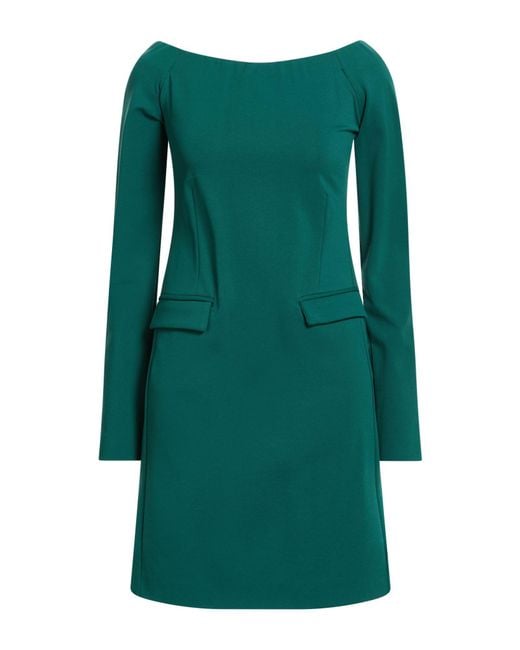 Semicouture Green Mini Dresses