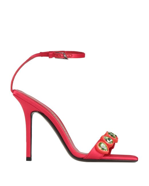 The Attico Red Sandals