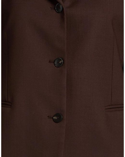 Montedoro Brown Blazer Virgin Wool, Elastane