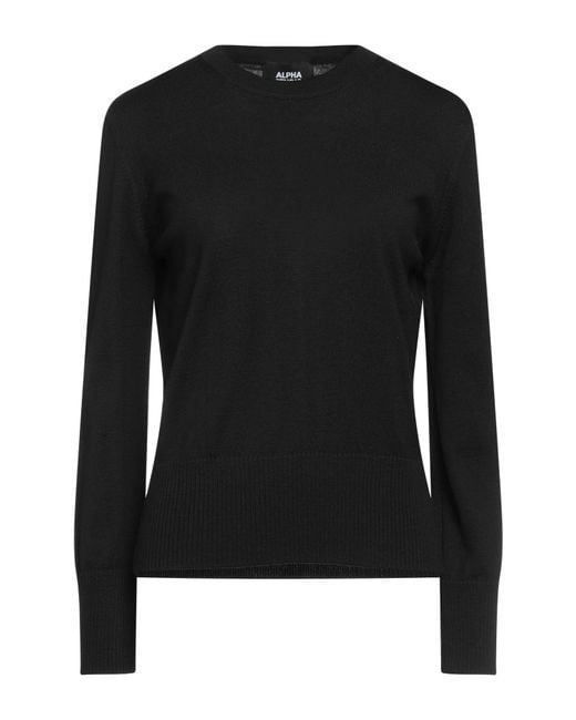 Pullover Alpha Studio de color Black