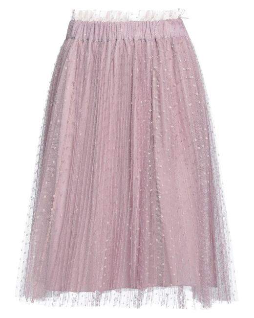 RED Valentino Pink Midi-Rock
