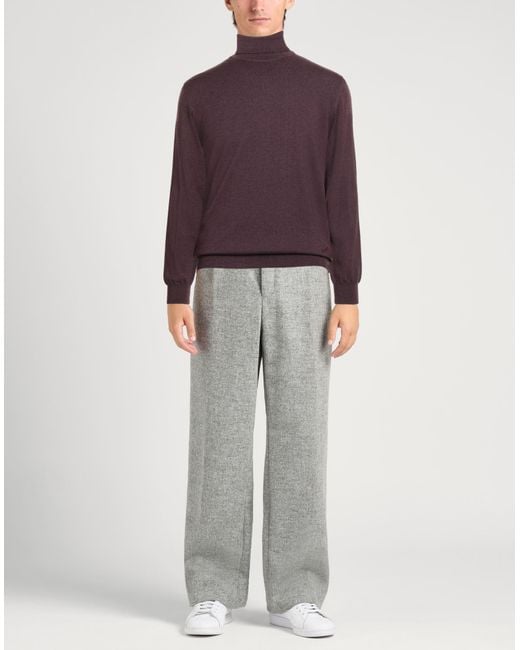 Woolrich Purple Turtleneck Wool for men
