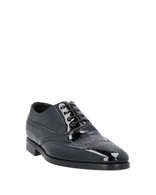 Zapatos de cordones A.Testoni de hombre de color Black