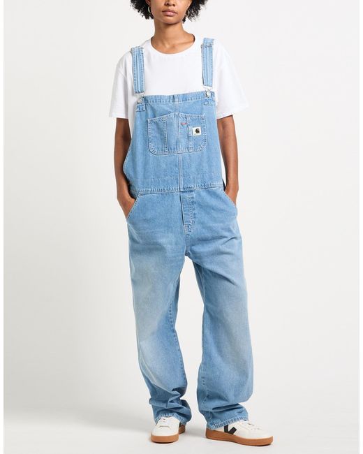 Carhartt Blue Overalls Cotton
