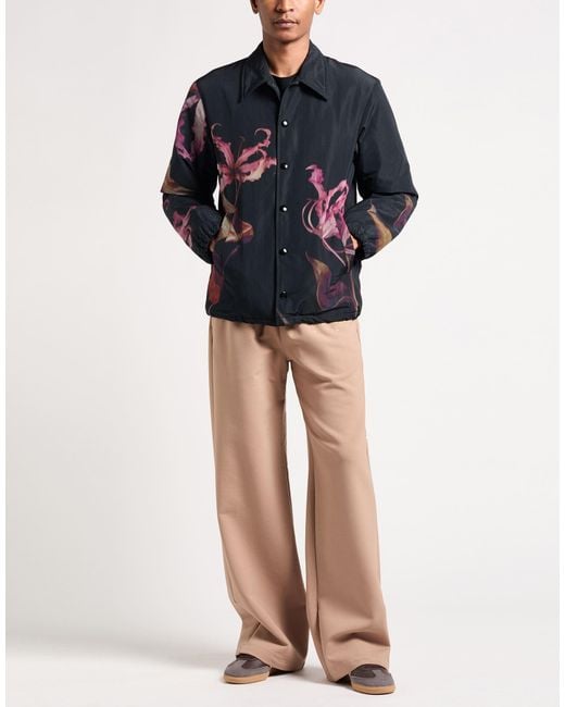 Dries Van Noten Black Puffer Wool, Polyester for men