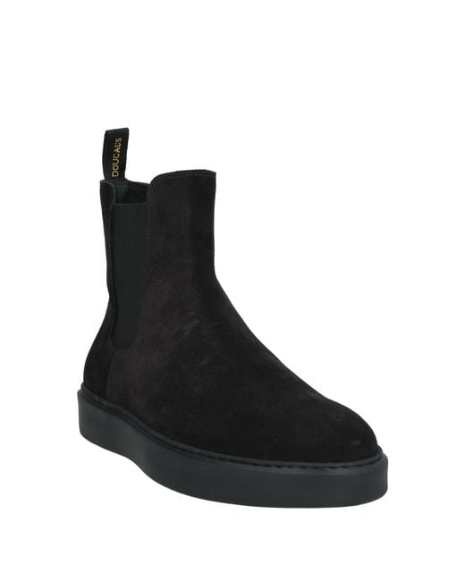 Doucal's Black Ankle Boots for men