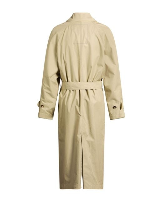 Burberry Natural Overcoat & Trench Coat Cotton for men