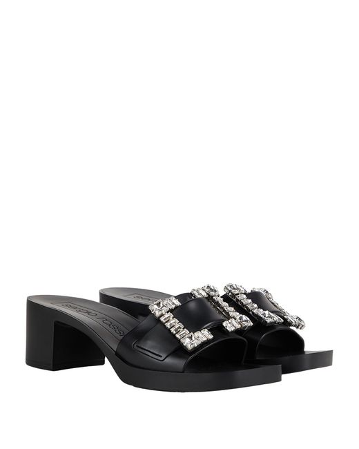 Sergio Rossi Black Sandals