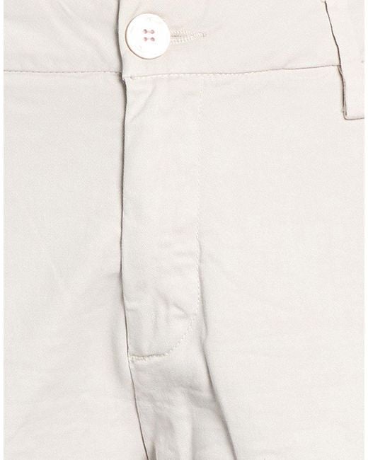 Aglini White Pants for men
