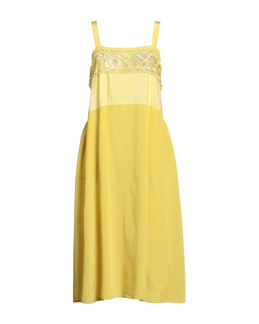 Maison Margiela Yellow Midi Dress