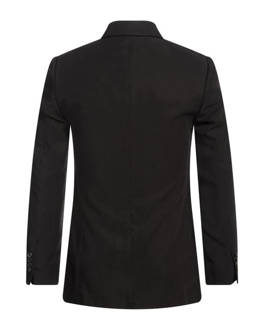 Reveres 1949 Black Blazer Lyocell for men