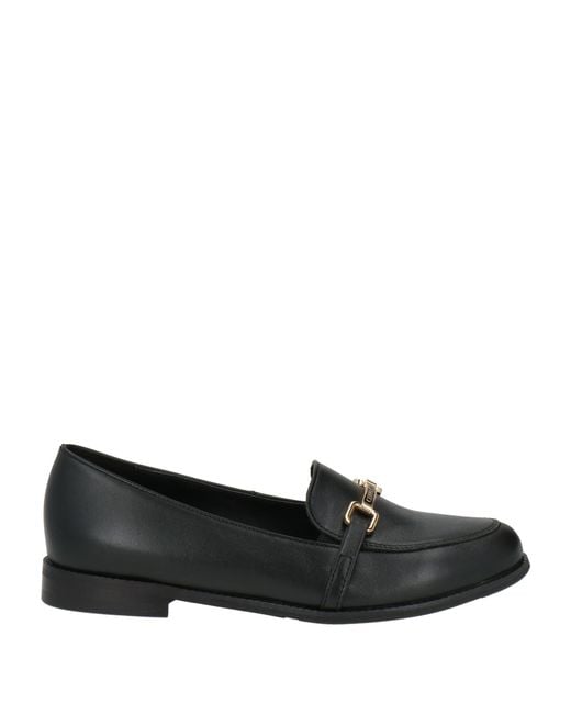 Cerruti 1881 Black Loafers Goat Skin