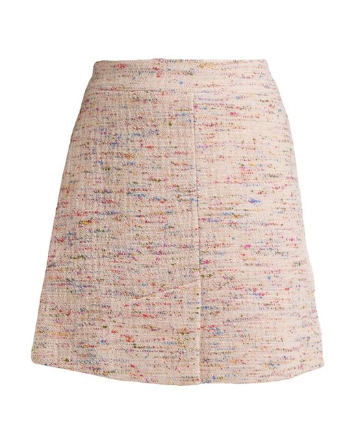 Ganni Natural Mini Skirt