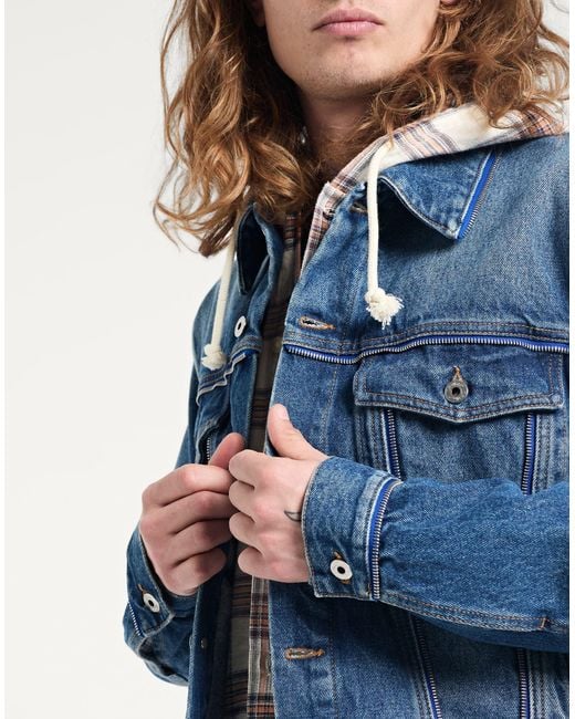 Chaqueta Vaquera Off-White c/o Virgil Abloh de hombre de color Blue