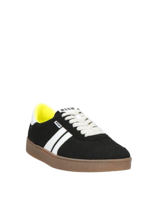 MSGM Black Trainers for men