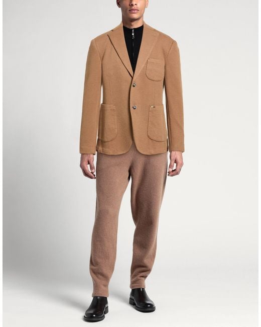 Gianni Lupo Brown Blazer for men