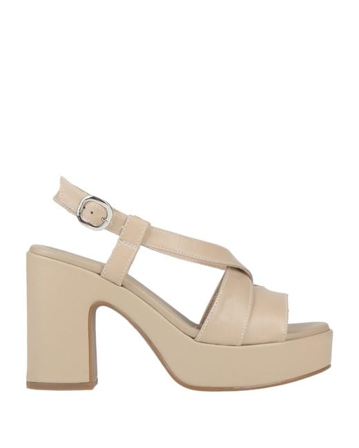 Nero Giardini Natural Sandals Leather