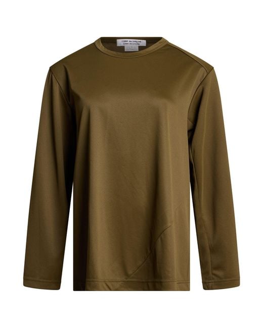 Comme des Garçons Green Khaki T-Shirt Polyester