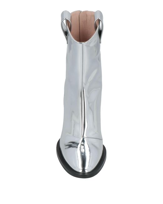 N°21 White Ankle Boots