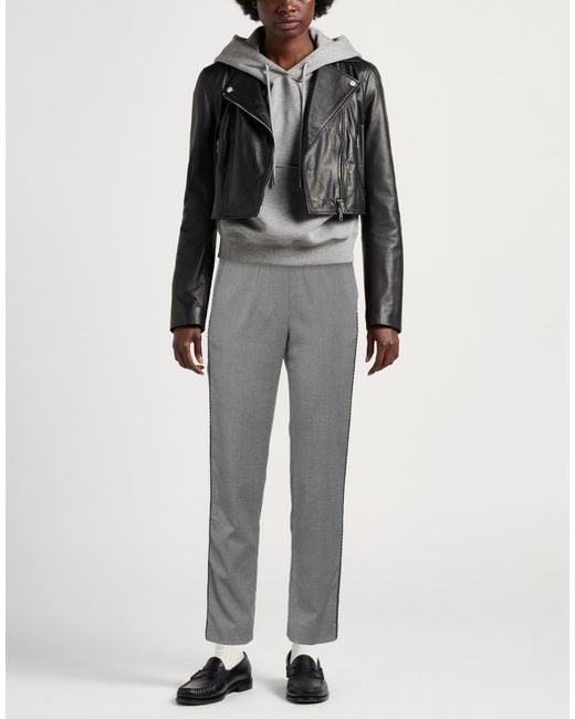 Liu Jo Gray Pants Polyester, Viscose, Elastane, Polyurethane Resin