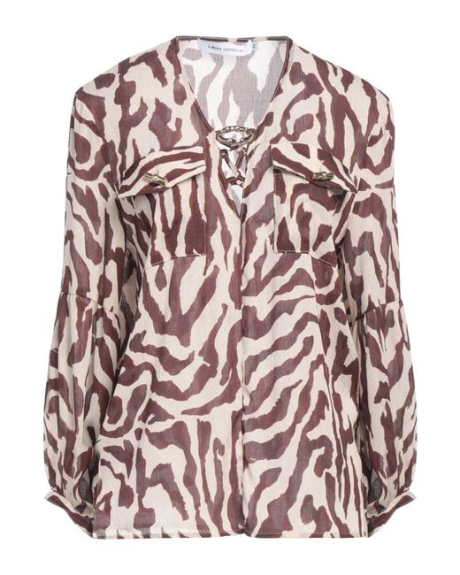 SIMONA CORSELLINI Pink Top Polyester