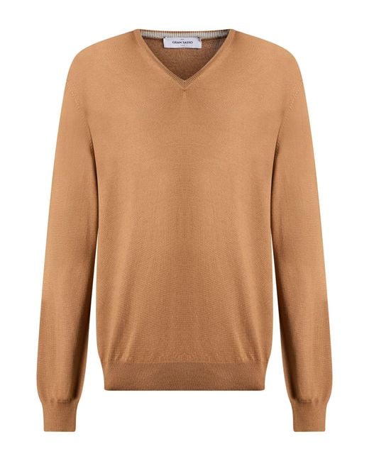 Pullover Gran Sasso de hombre de color Brown