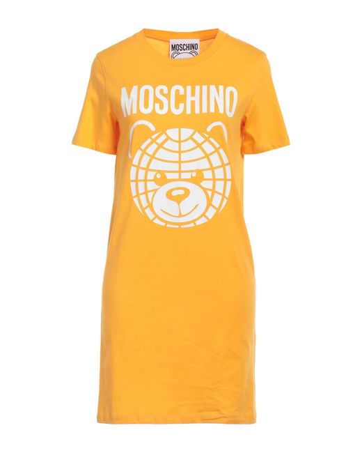 Moschino Orange Mini-Kleid