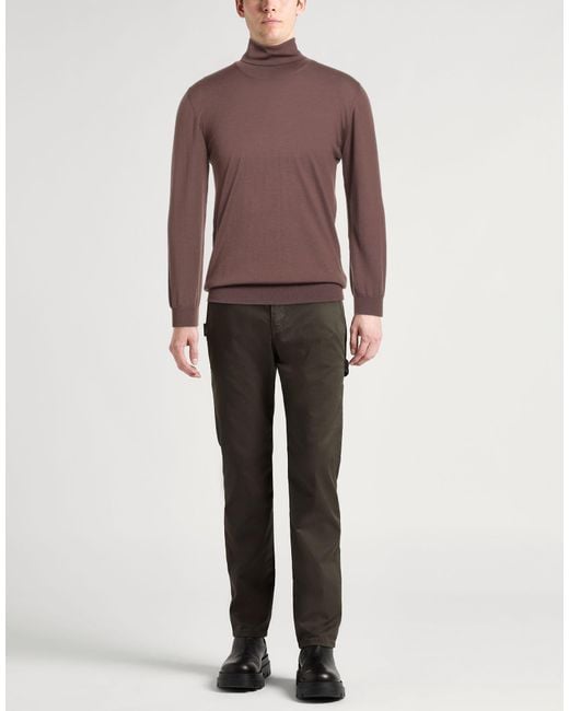 Fedeli Rollkragenpullover in Brown für Herren