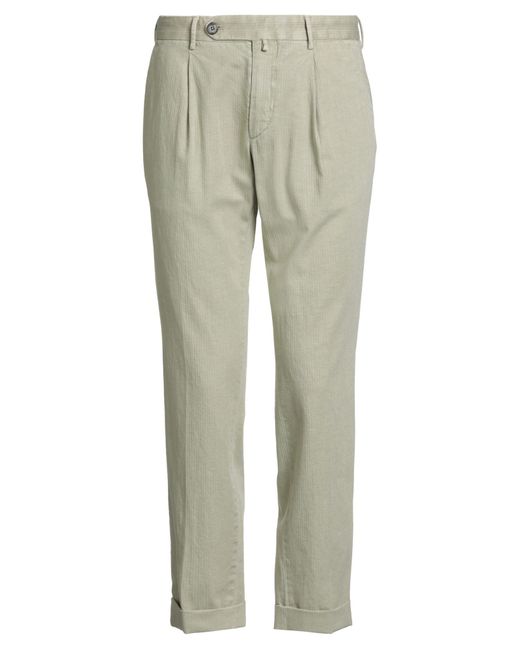 GTA IL PANTALONE Green Pants Cotton, Linen for men