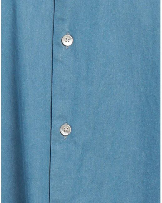 Camisa vaquera Boglioli de hombre de color Blue