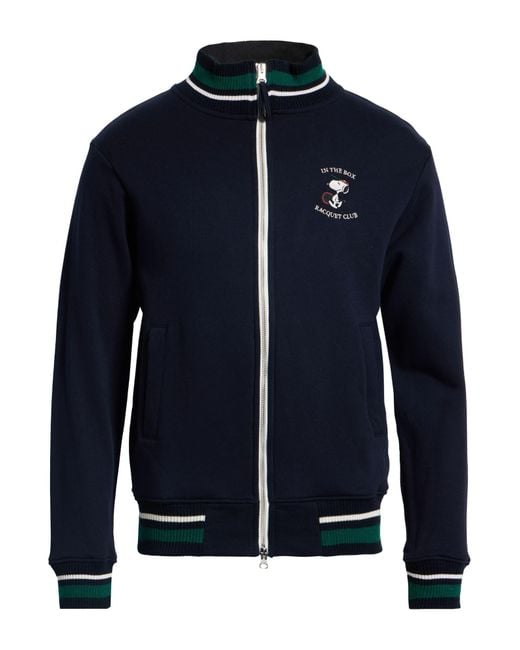 In The Box Blue Sweatshirt Cotton for men