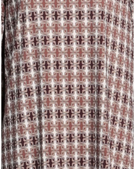 Rrd Brown Mini Dress Polyamide, Elastane
