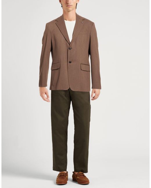 Officina 36 Brown Blazers for men
