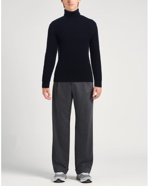 Jacob Cohen Blue Midnight Turtleneck Virgin Wool for men