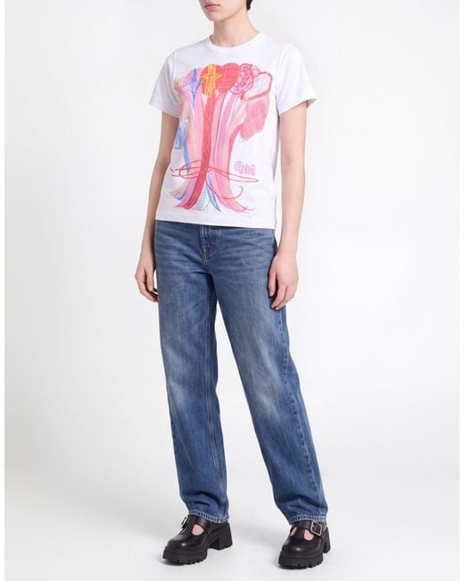 Comme des Garçons White T-Shirt Cotton