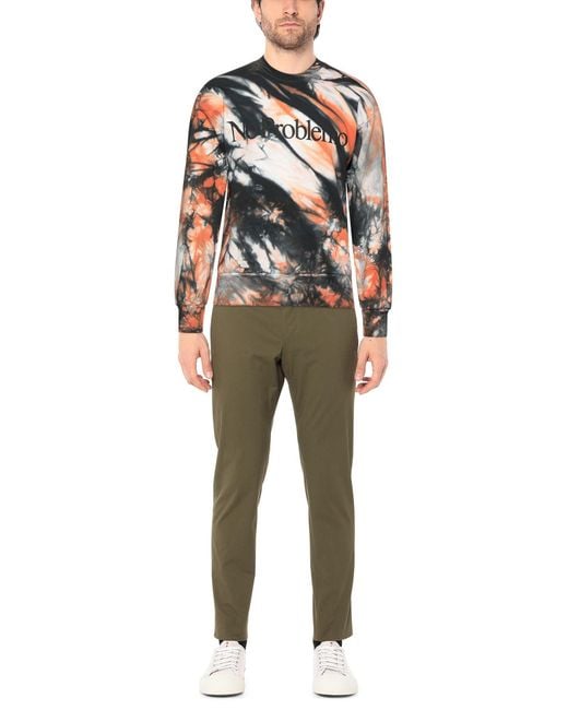 Aries Orange Sweatshirt for men