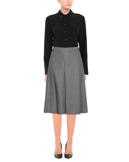 Lardini Gray Midi Skirts