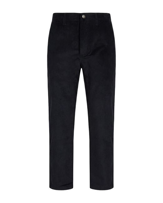 Department 5 Blue Pants Cotton, Elastane for men