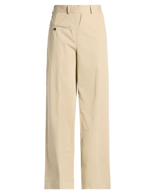 MM6 by Maison Margiela Natural Pants Cotton