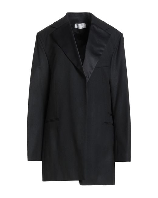 Gauchère Black Blazer Virgin Wool, Elastane