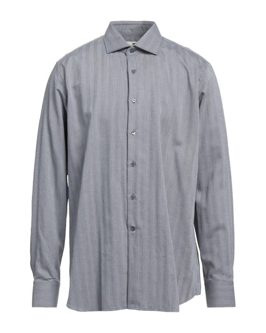 Bagutta Gray Shirt Cotton for men