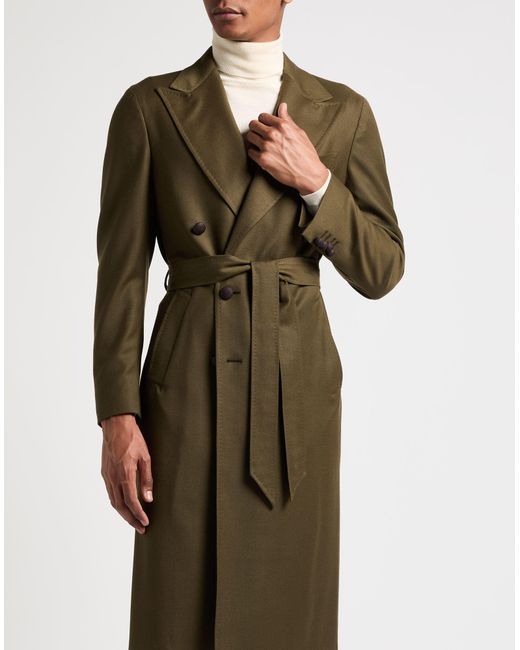 Entre Amis Multicolor Coat Virgin Wool, Elastane for men