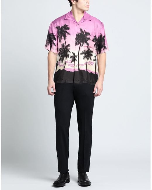 Palm Angels Pink Shirt for men